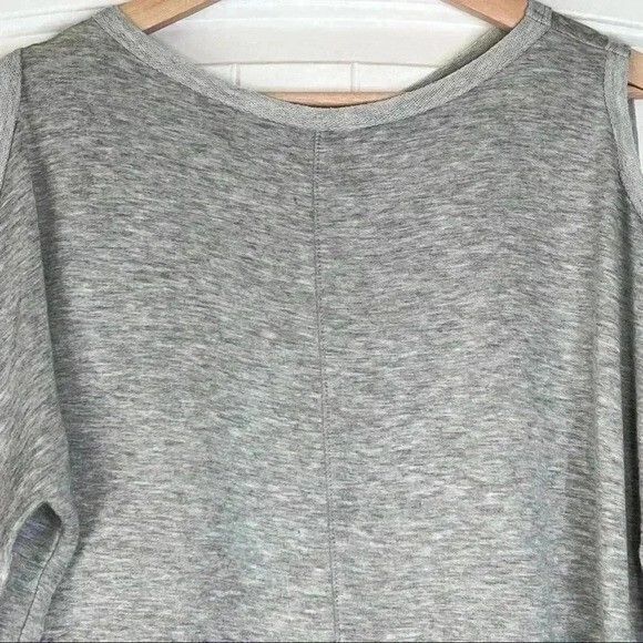 A.gain Womens Plus Size Grey Quarter Sleeve Top Size Small - Picture 4 of 8